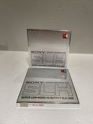 2 Sony SLH-550 Reel to Reel New  Tapes 550m