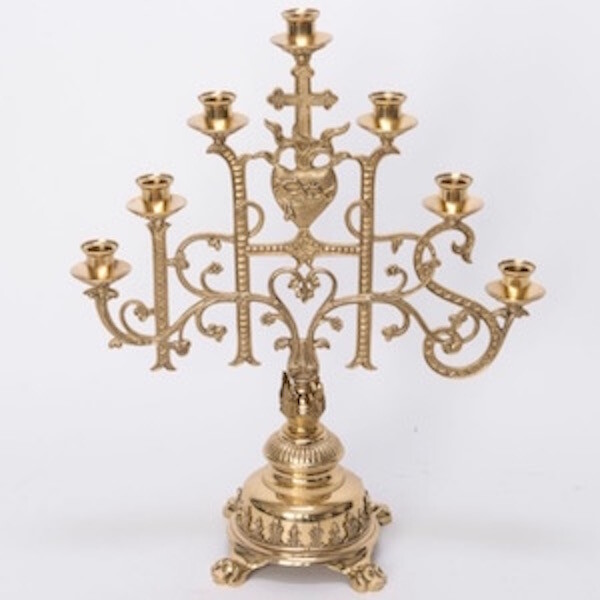 + Beautiful Church Candelabra + Candlestick 108C170 (chalice