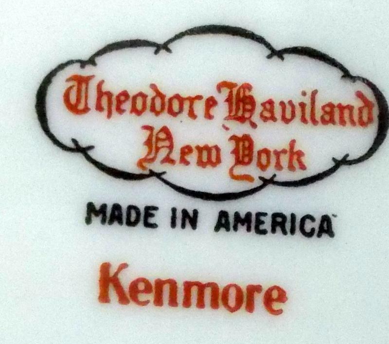 Haviland Kenmore Group of Bread & Butter Plate Salad Plate and Rim Soup Bowl