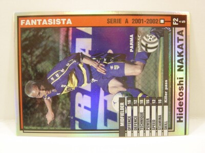 Panini WCCF 2001-02 FA Hidetoshi Nakata 1977 Japan No.10 Parma