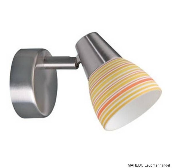 Wandleuchte Wandlampe Wandstrahler Spot Paulmann Maranta G9 Halogen Streifen Rot-image