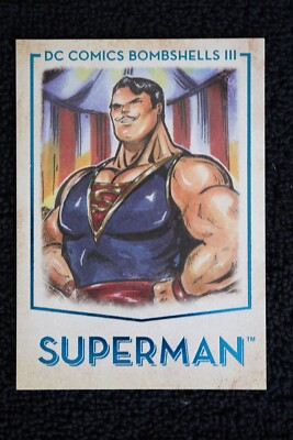 SUPERMAN / DC Comics Bombshells III (2019) BASE Trading Card #42