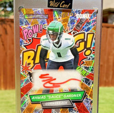 Sauce Gardner - ROOKIE - 2022 Wild Card Alumination Pro-Look - COMIX Lasers /3