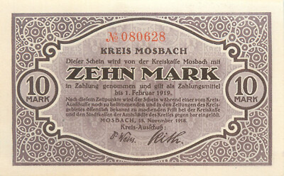 Mosbach * Circle * 10 Mark