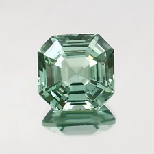 AAA Natural Green Paraiba Tourmaline Loose Asscher Cut Gemstone 11x11 MM