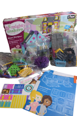 KNEX Mighty Makers Home Designer Building Set 433 Pieces Brianna