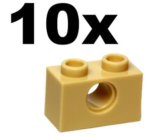 Brick 1 x 2 with Hole Yellow 20 NEW LEGO Technic