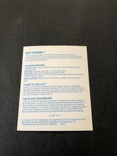 Sky Shark nes funco manual insert