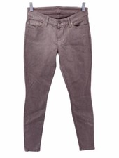 NEW 7 For All Mandkind The Skinny Glitter Stretch Pants Women’s Size 28