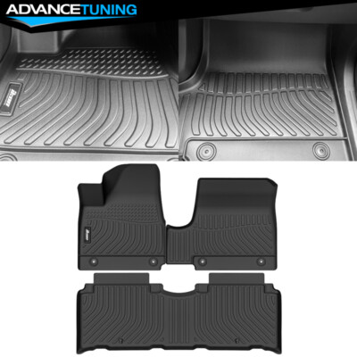 Fits 22-24 Hyundai Ioniq 5 All Season 3D Molded Floor Mat Front Rear Carpet TPE