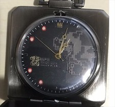 Super Mario Bros Hatena Block Pocket Watch NEW NINTENDO large Mario F/S