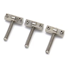 Titanium Allo Compensated Vintage Wilkinson-Style Bridge Saddles for Tele Guitar