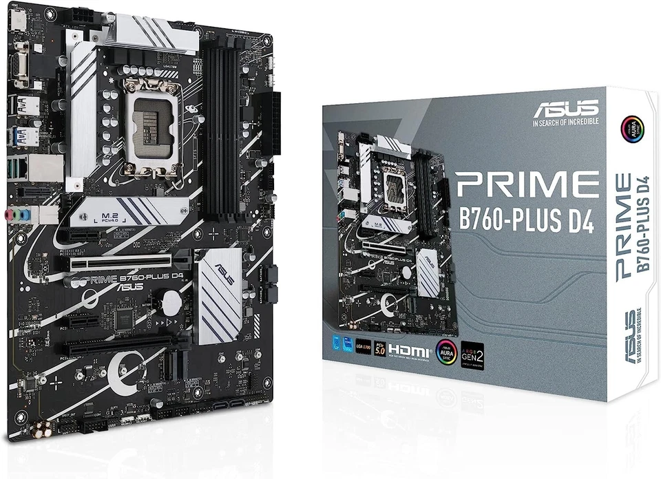 Asus Prime B760-PLUS D4 Scheda Madre PC ATX Socket Intel LGA1700 DDR4 PCIe 5.0