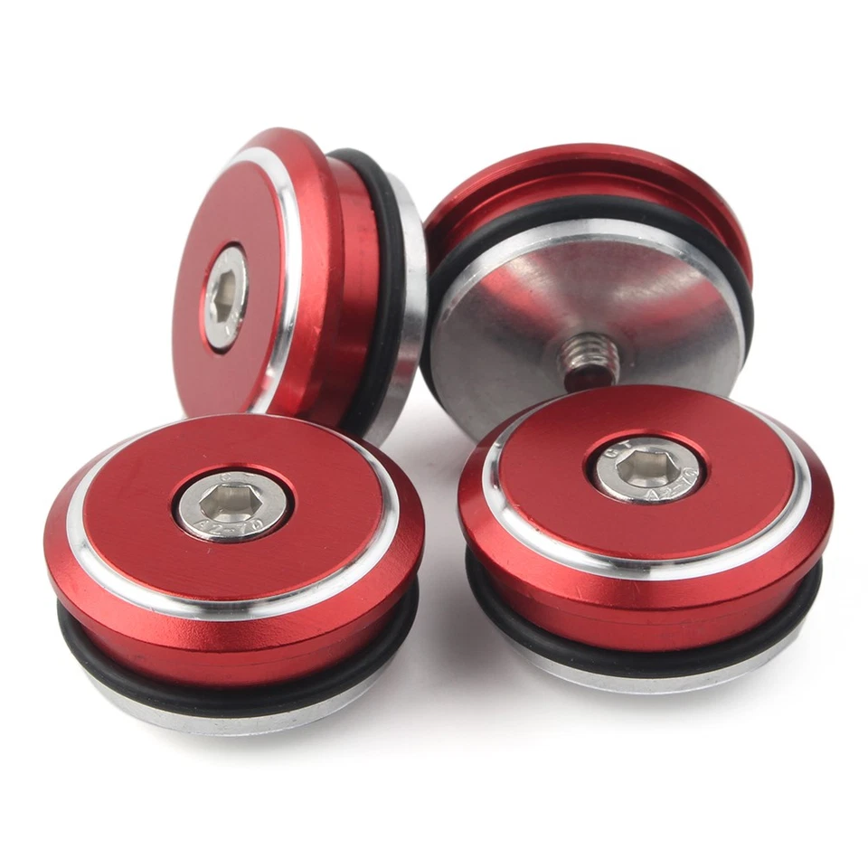 Ajuste Ducati 1199 Panigale 12-15 1299 Panigale 15-17 4x Marco Tapones Cubierta Tapa Rojo Foto 4 de 4