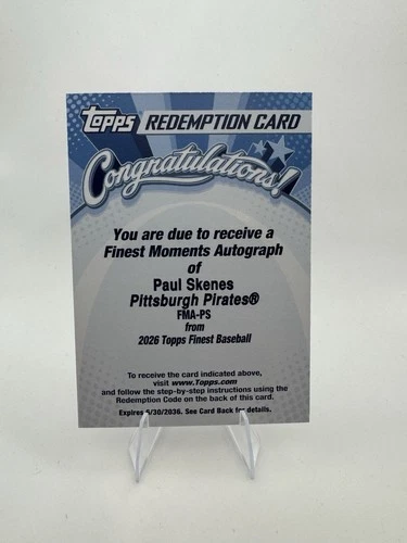 2026 Topps Finest Paul Skenes Base (RAW)