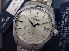 Grand Seiko SBGA283 39mm Spring Drive Silver Dial Men's Watch Box Papers 2022