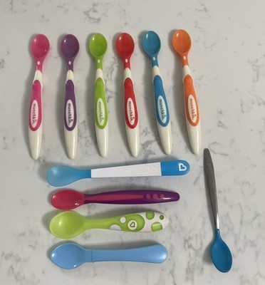11 Baby Long Feeding Spoon Eating Utensils Assorted Brands & Styles