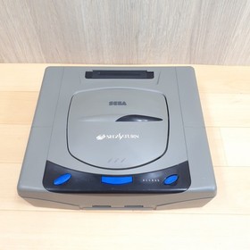 SEGA SATURN CONSOLE bundle with 2 controllers & 6 games Japan NTSC-J tested