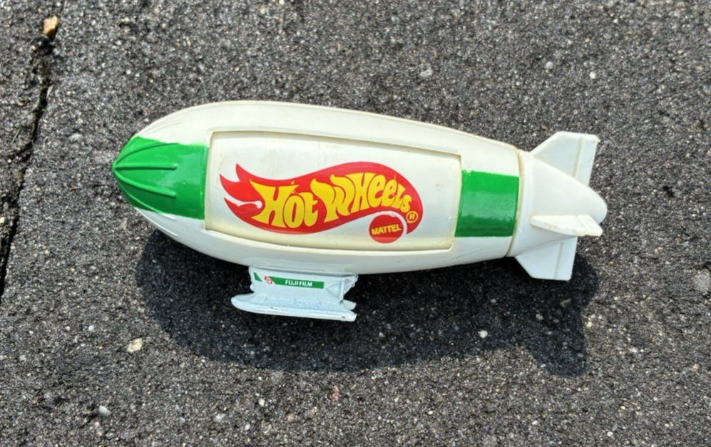 Hot Wheels 1991 Fuji Film Rotating Blimp Vintage Advertising Toy