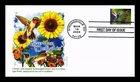 US COVER GARDEN DELIGHTS HUMMINGBIRD FLOWER FIRST DAY ISSUE PANDA CACHET