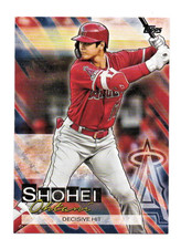 2019 TOPPS UPDATE INSERT TARGET - DECISIVE HIT - SHOHEI OHTANI ANGELS