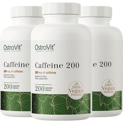 CAFFEINE 200 MG - 200-400 Tabs - Steigert Energie, Konzentration und Leistung