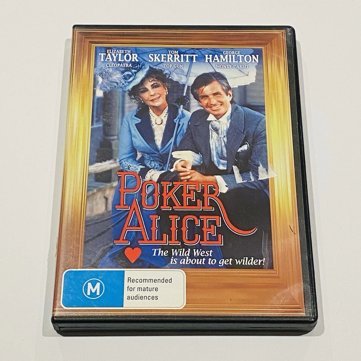 Poker Alice (DVD, 1987) Elizabeth Taylor, LIKE NEW + Fast Free Post