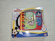 VTech Mickey Mouse Funhouse Explore Learn Book Electronic Toy 2-5 Years