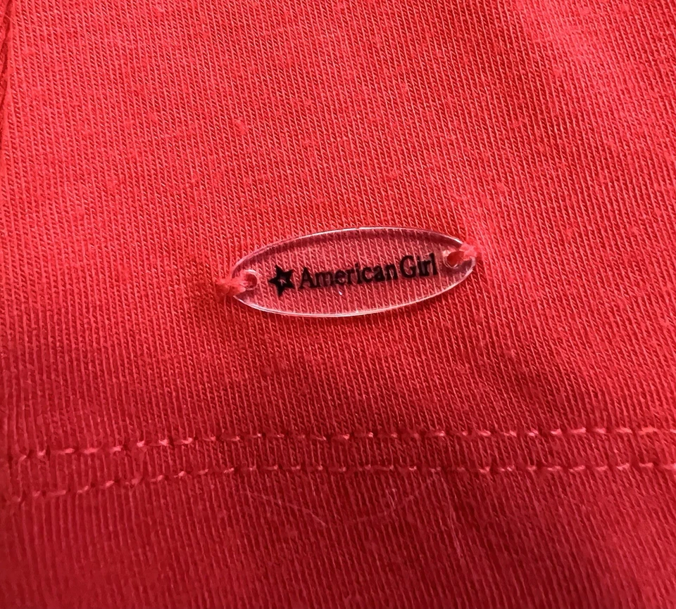 American Girl Holiday Dreams Pajamas Red PJs Set Girls Size 6 (XS) Excellent - Image 4 of 4