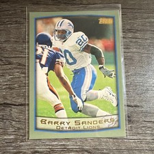 1999 Topps Barry Sanders #200 Detroit Lions NFL Football Trading Card