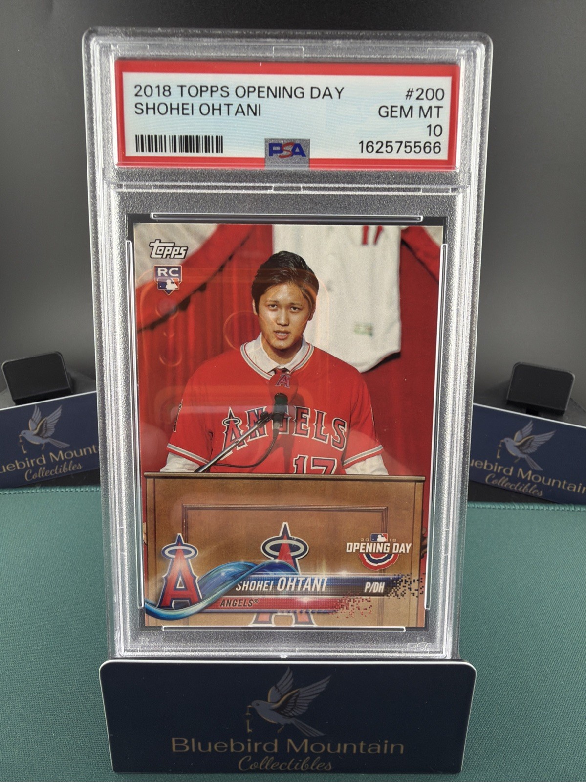 2018 Topps Opening Day Shohei Ohtani RC Rookie #200 Angels PSA 10 GEM MINT