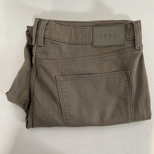 M&S Mens Onyx Chino Straight Stretch Ankle Pants Size 40 Very Good JC103