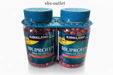 Kirkland Signature Ibuprofen 200mg Tablets, 500 Count - 2 Pack