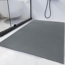 58 x 32 Extra Large Shower Mat for Shower Stall Tub, Non Slip Bath Mat Bathro...