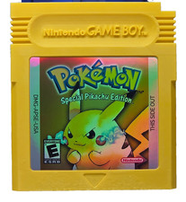 3D Printed Pokemon Yellow Gameboy Cartridge Wall Art   9x8in Retro Gaming Decor