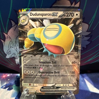 DUDUNSPARCE EX 2023 POKEMON JOURNEY TOGETHER DOUBLE RARE 121/159