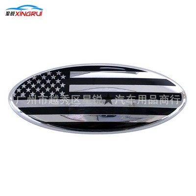 for F150 F250 front and rear emblem front Badge American flag car emblem sticker