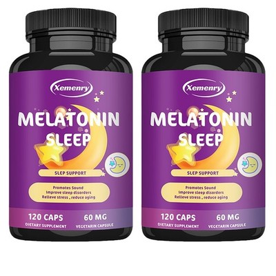 Melatonin Sleep 240pcs -Night Sleep Aid,Fall Asleep Faster,Improve Sleep Quality