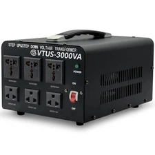 Voltage Transformer Converter 3000 Watt Step Up/Down Convert from 110-120 Vol...