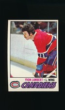 1977-78 Topps #151 Yvon Lambert * Left Wing * Montreal Canadiens * EX-MT *