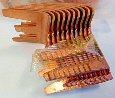 (Lot of 10) Erico LPC501 Copper Cast Stamped Cable Splice