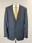 Brooks Brothers 1818 Men's Dark Gray Striped 100% Wool Suit 44L 38X33 Italy VBC