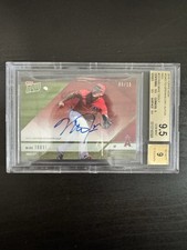 2018 Topps Now Mike Trout Road to Opening Day Auto Red /10 BGS 9.5 #OD-168D