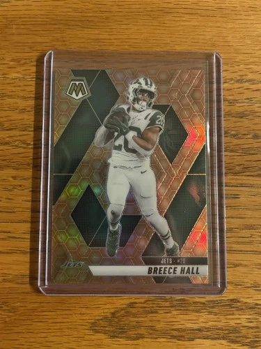 Breece Hall 2025 Panini Mosaic #236 Honeycomb Prizm CASE HIT SSP New York Jets