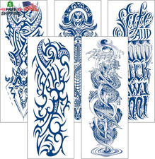 Aresvns Semi Permanent Sleeve Tattoos for Men and Women, Realistic Fake Tattoos