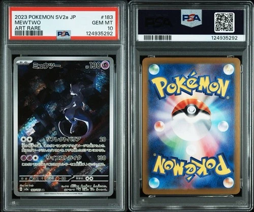 PSA10 2023 Pokemon Japanese SV2a Mewtwo Art Rare