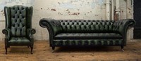 Luxus Klasse 3+1 Italienische MöBel Sofagarnitur Couch Sofa Neu Chesterfield Neu