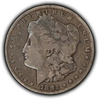 1882-CC $1 Morgan Silver Dollar - Authentic VG Key Date Carson City - SKU-B5818