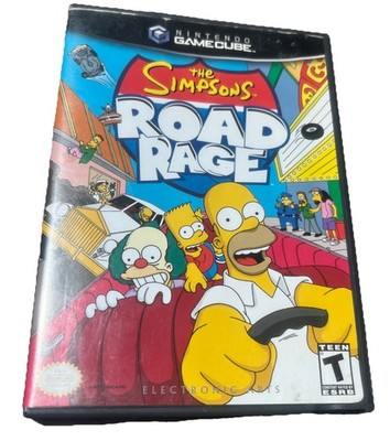 Simpsons Road Rage (Nintendo GameCube, 2001) CIB Tested And Working