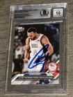 2024 Topps Now Olympic Games Stephen Curry Signed #22 USA Card BAS (BGS 10 AUTO)